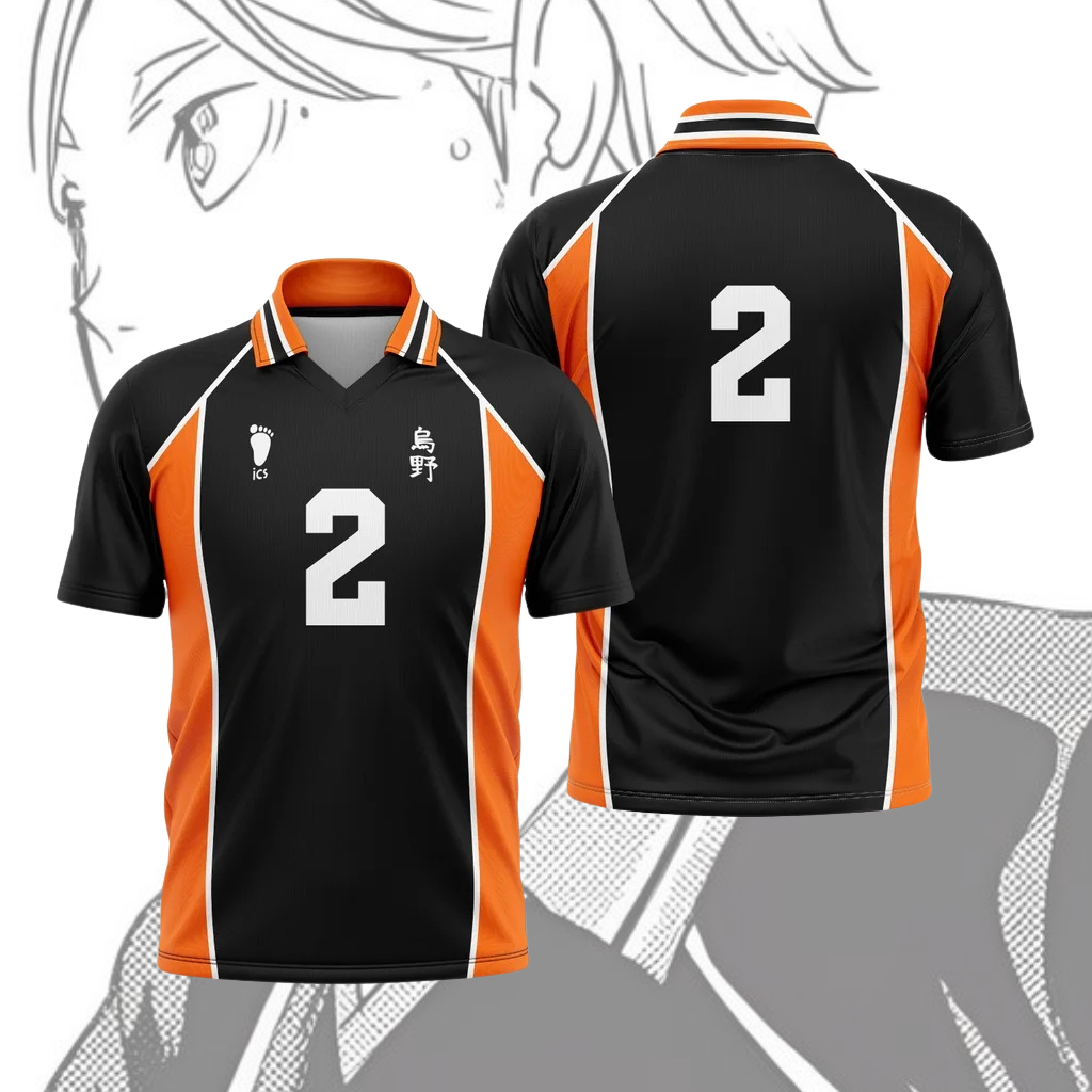Maillot Haikyuu - Kit Domicile Karasuno